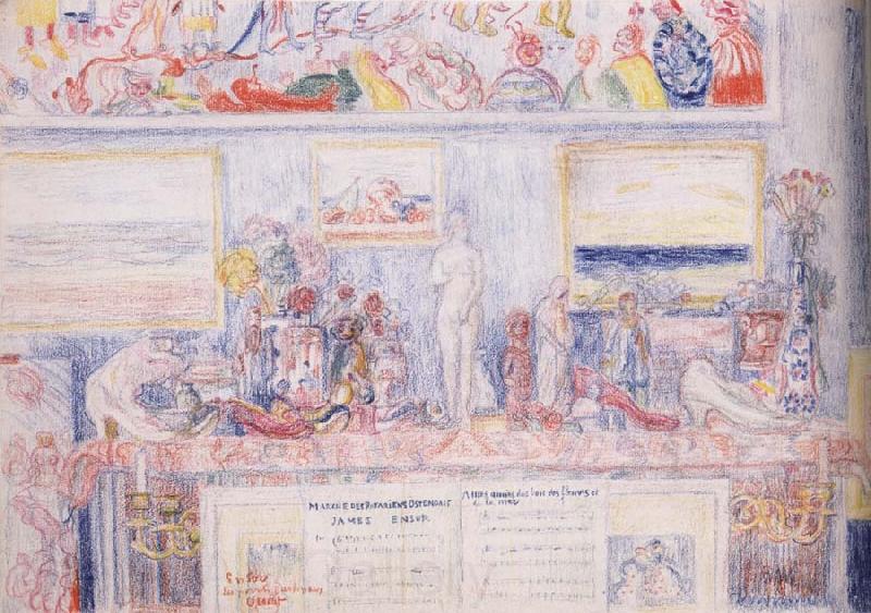 James Ensor Point of the Compass Norge oil painting art